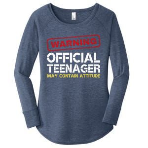 13 Birthday Teenager Boy 13th Birthday Women's Perfect Tri Tunic Long Sleeve Shirt