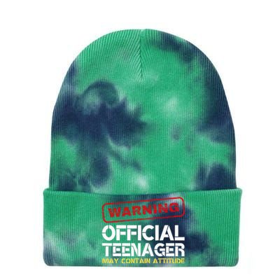 13 Birthday Teenager Boy 13th Birthday Tie Dye 12in Knit Beanie