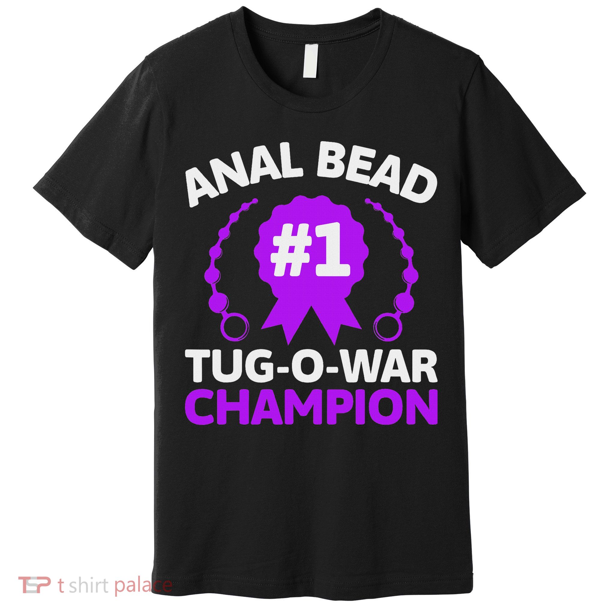 1 Bead Tug O War Champion Funny Adult Humor Cringe Premium T-Shirt
