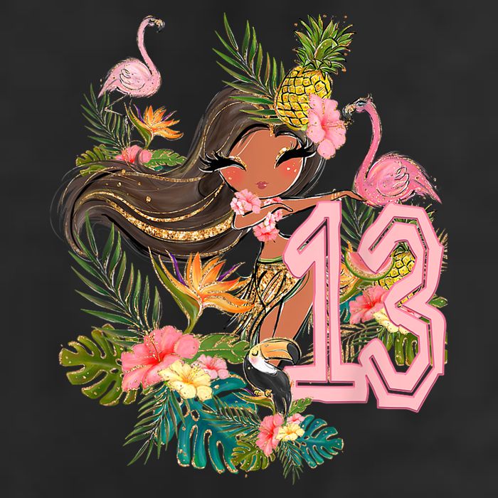 13th Birthday Tiki Party Pool Summer Hula Hawaiian Luau Friend Adult Drive Performance Visor