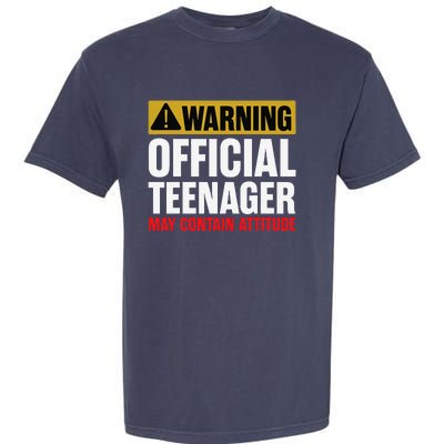 13 Birthday Teenager Boy 13yr Math 13th Birthday Garment-Dyed Heavyweight T-Shirt