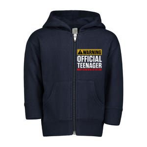 13 Birthday Teenager Boy 13yr Math 13th Birthday Toddler Zip Fleece Hoodie