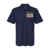 13 Birthday Teenager Boy 13yr Math 13th Birthday Softstyle Adult Sport Polo