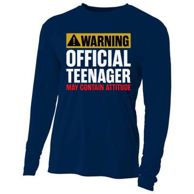 13 Birthday Teenager Boy 13yr Math 13th Birthday Cooling Performance Long Sleeve Crew