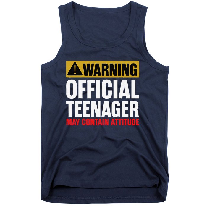 13 Birthday Teenager Boy 13yr Math 13th Birthday Tank Top