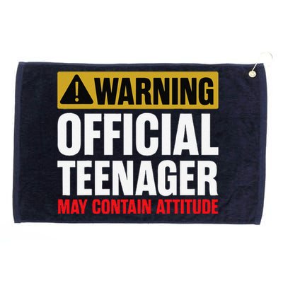 13 Birthday Teenager Boy 13yr Math 13th Birthday Grommeted Golf Towel