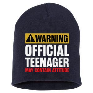 13 Birthday Teenager Boy 13yr Math 13th Birthday Short Acrylic Beanie