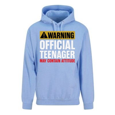 13 Birthday Teenager Boy 13yr Math 13th Birthday Unisex Surf Hoodie