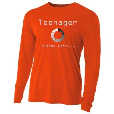 13th Birthday Teenager Gift Thirteen Yo Funny Gift Idea Meaningful Gift Cooling Performance Long Sleeve Crew