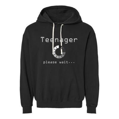 13th Birthday Teenager Gift Thirteen Yo Funny Gift Idea Meaningful Gift Garment-Dyed Fleece Hoodie