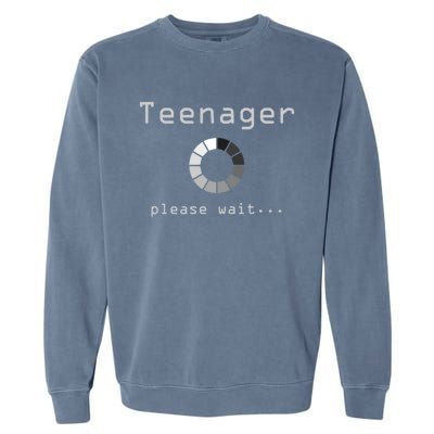 13th Birthday Teenager Gift Thirteen Yo Funny Gift Idea Meaningful Gift Garment-Dyed Sweatshirt