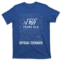 13 Birthday Teenager Boy 13yr Math 13th Birthday T-Shirt