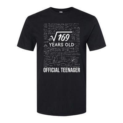 13 Birthday Teenager Boy 13yr Math 13th Birthday Softstyle CVC T-Shirt