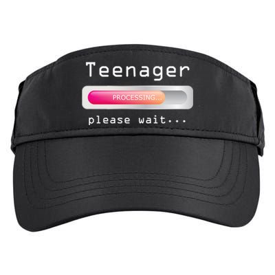 12th birthday tshirt bday gifts for 12 year old girl boy tee Adult Drive Performance Visor