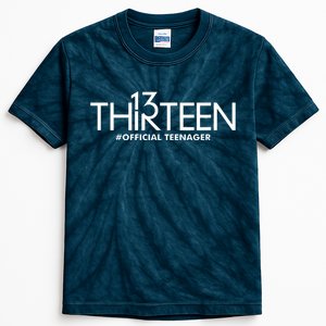 13th Birthday Teenager Thirteen Year Old Kids Tie-Dye T-Shirt