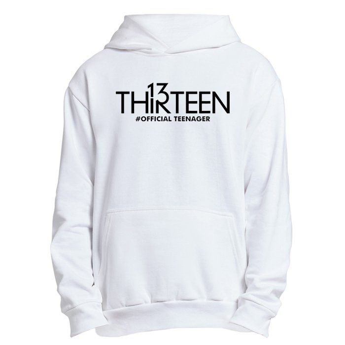 13th Birthday Teenager Thirteen Year Old Urban Pullover Hoodie