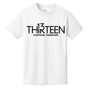 13th Birthday Teenager Thirteen Year Old Kids T-Shirt