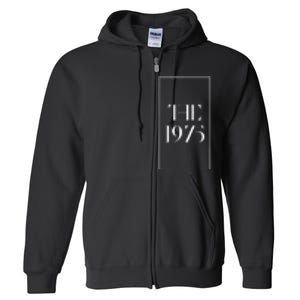 1975 Black Tour Indie Rock Fun Cool Popular Band Design Full Zip Hoodie