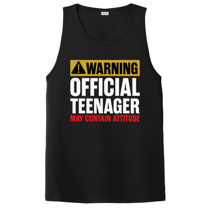 13 Birthday Teenager Boy 13yr Math 13th Birthday PosiCharge Competitor Tank