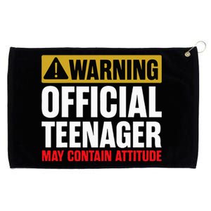 13 Birthday Teenager Boy 13yr Math 13th Birthday Grommeted Golf Towel