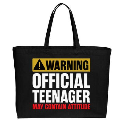 13 Birthday Teenager Boy 13yr Math 13th Birthday Cotton Canvas Jumbo Tote