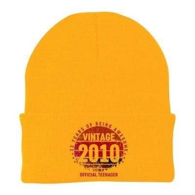 13th Birthday Vintage 2010 13 Years Old Knit Cap Winter Beanie