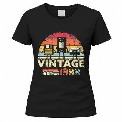 1982 Birthday Vintage Retro Vintage Women's T-Shirt