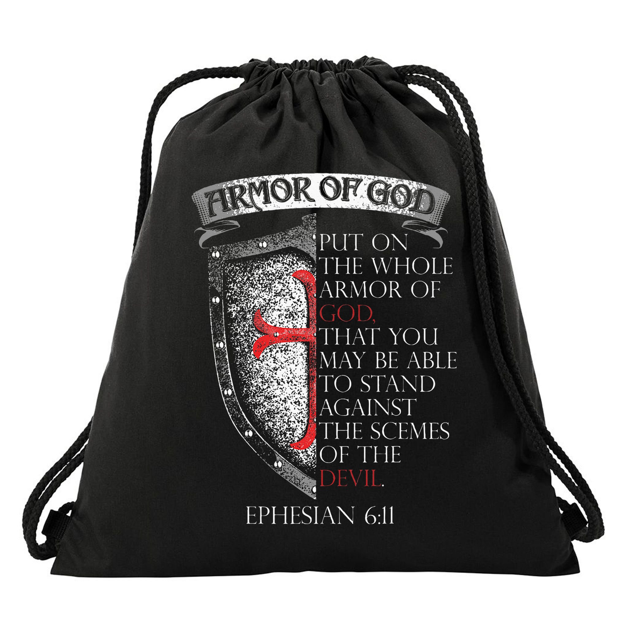 17 Bible Verse T Christian Drawstring Bag