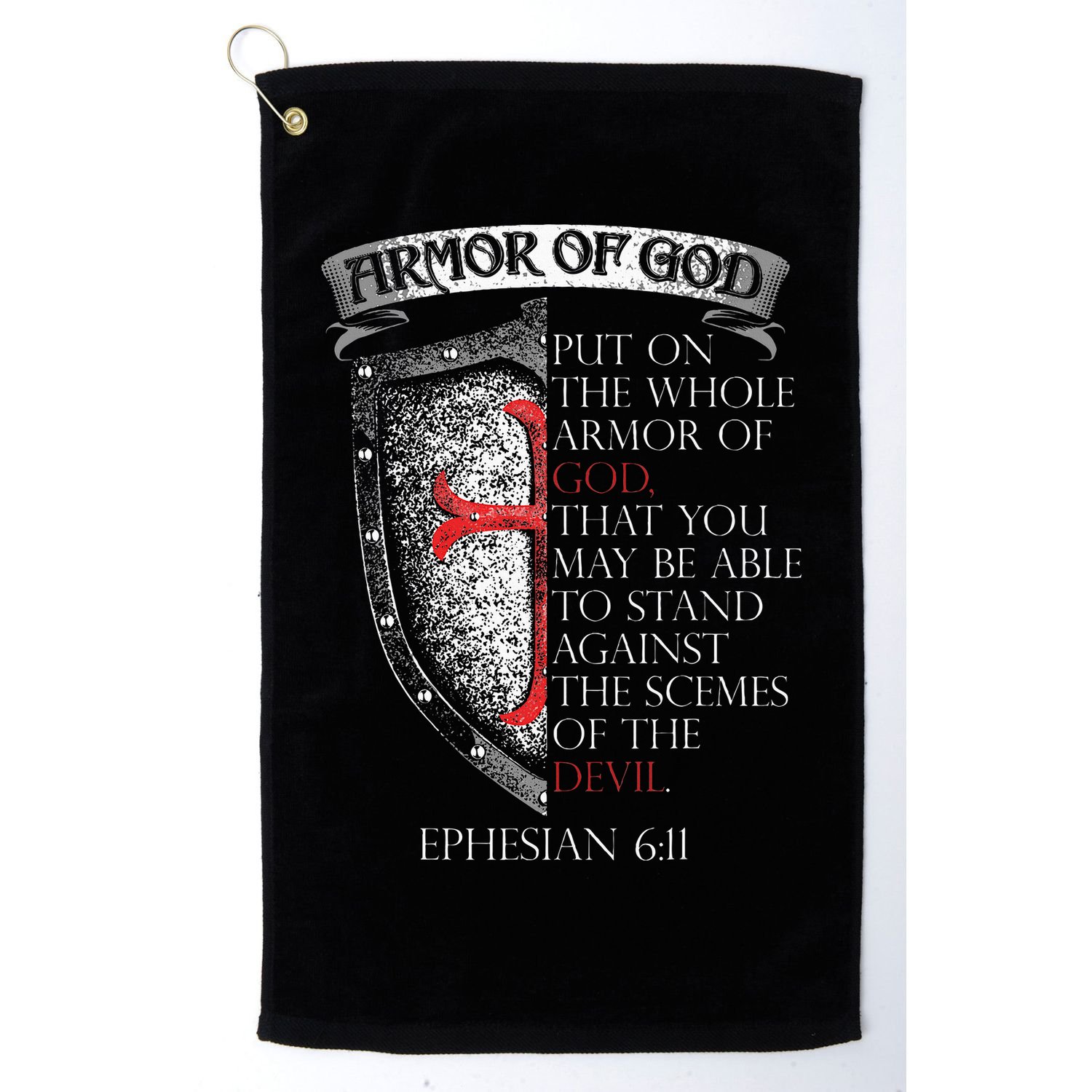 17 Bible Verse T Christian Golf Towel