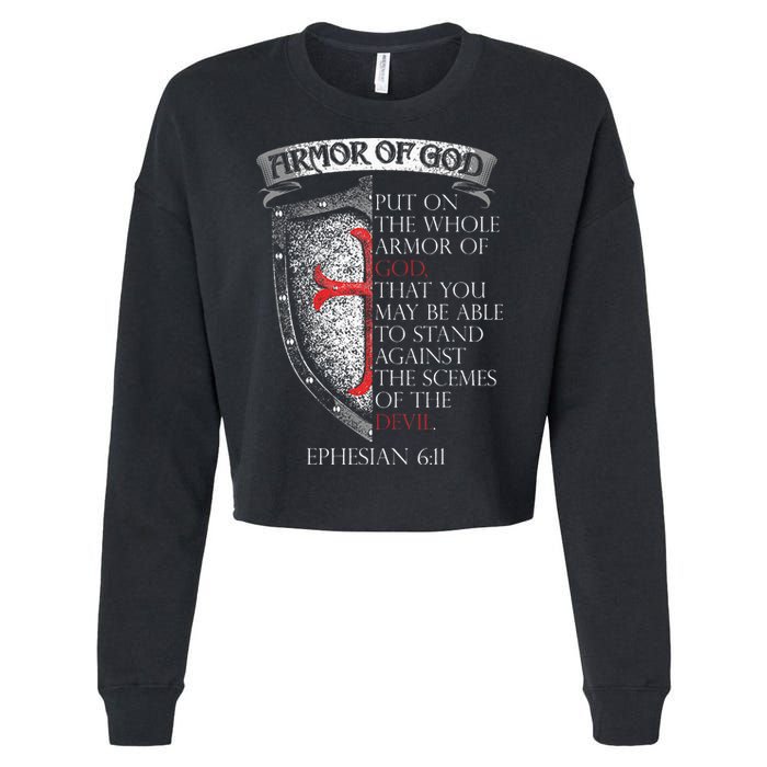 17 Bible Verse T Christian Cropped Pullover Crew