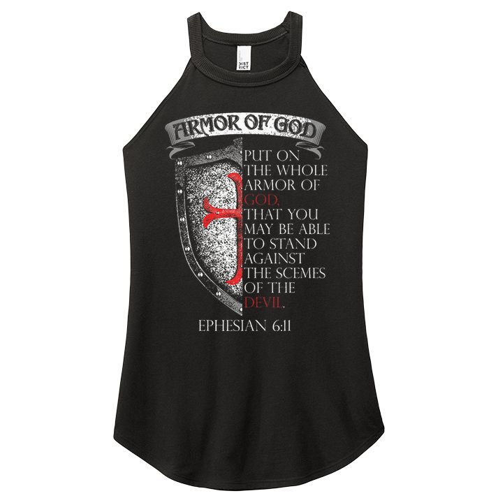 17 Bible Verse T Christian Women's Perfect Tri Rocker Tank
