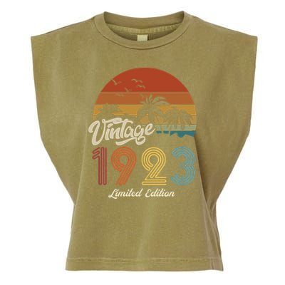 100th Birthday Vintage Limited Edition 1923 Garment-Dyed Women's Muscle Tee