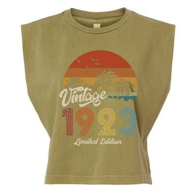 100th Birthday Vintage Limited Edition 1923 Garment-Dyed Women's Muscle Tee