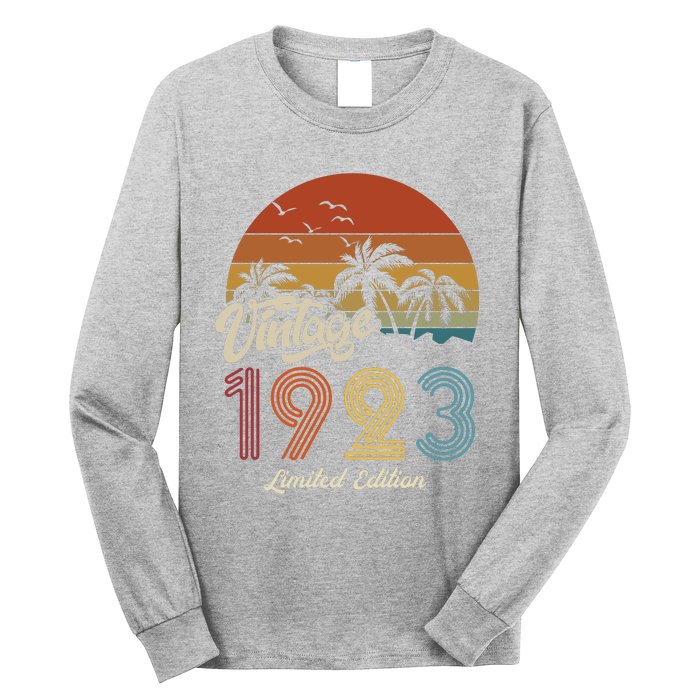 100th Birthday Vintage Limited Edition 1923 Long Sleeve Shirt