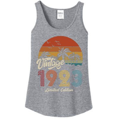 100th Birthday Vintage Limited Edition 1923 Ladies Essential Tank