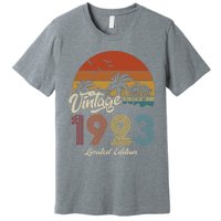 100th Birthday Vintage Limited Edition 1923 Premium T-Shirt