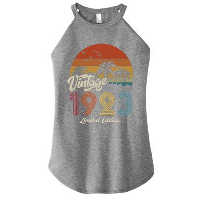 100th Birthday Vintage Limited Edition 1923 Women's Perfect Tri Rocker Tank