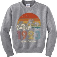 100th Birthday Vintage Limited Edition 1923 Kids Sweatshirt