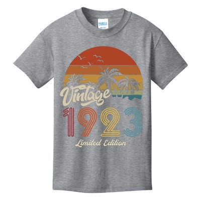 100th Birthday Vintage Limited Edition 1923 Kids T-Shirt