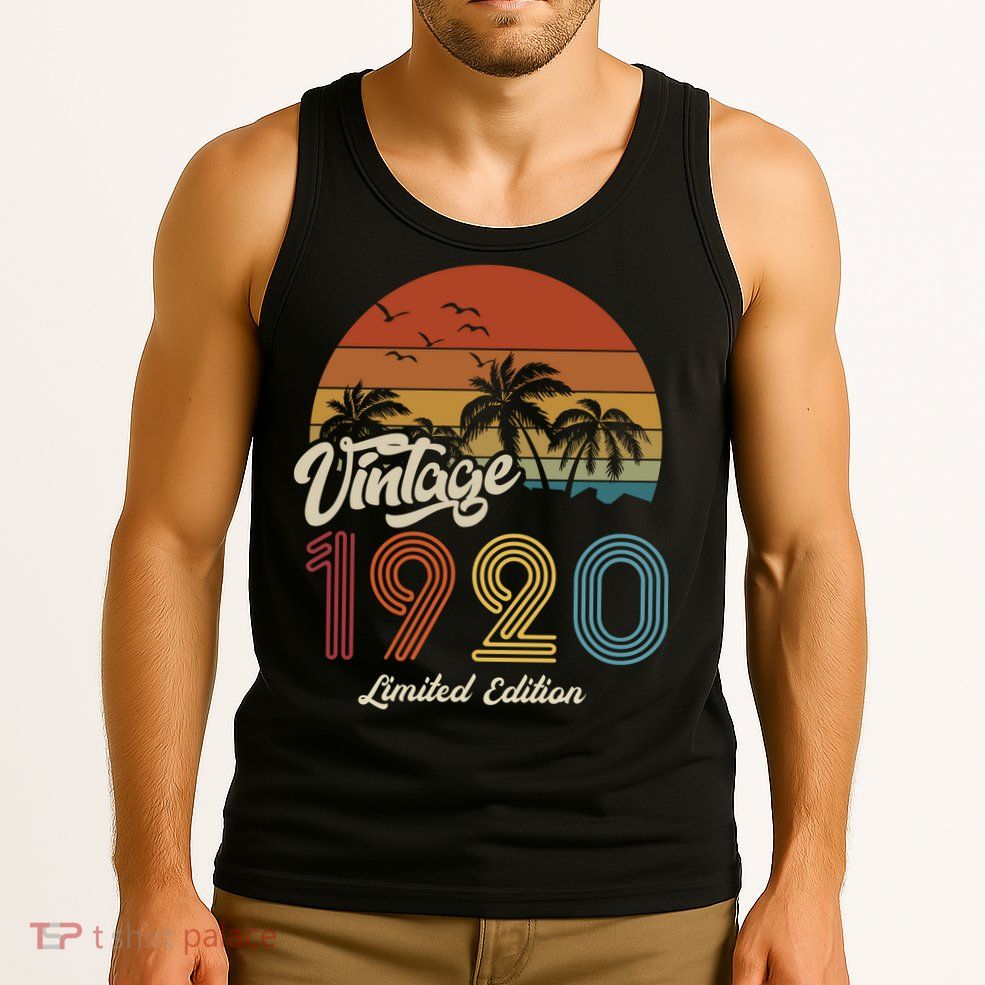 103rd Birthday Vintage Limited Edition 1920 Tank Top