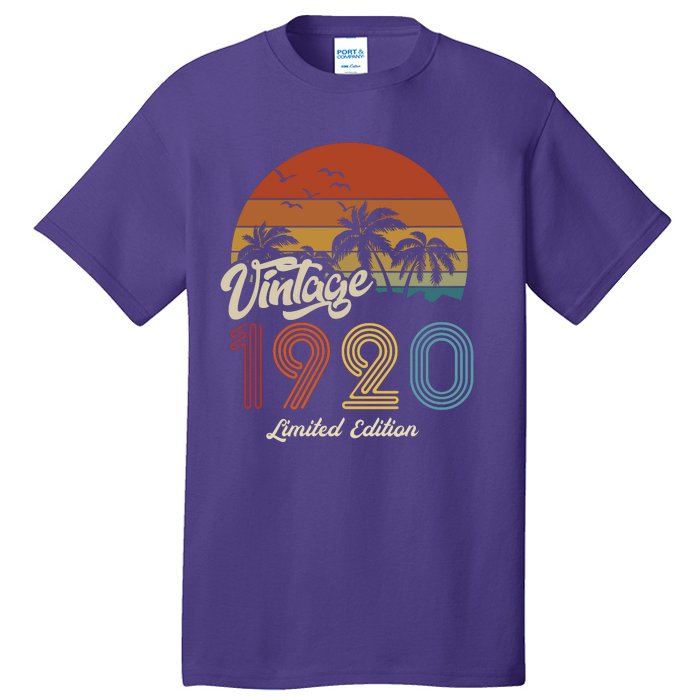 103rd Birthday Vintage Limited Edition 1920 Tall T-Shirt