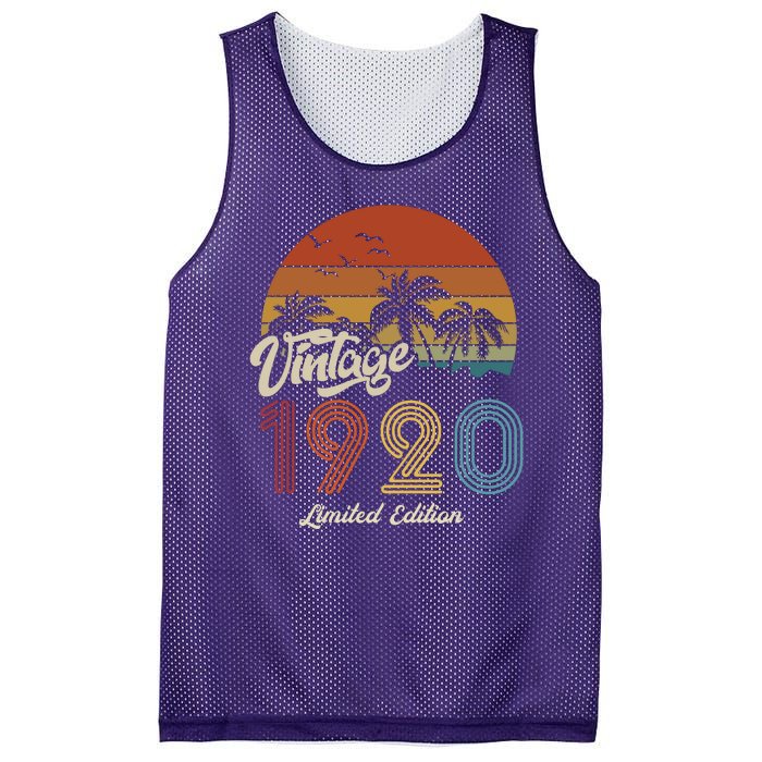 103rd Birthday Vintage Limited Edition 1920 Mesh Reversible Basketball Jersey Tank