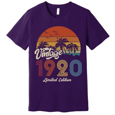 103rd Birthday Vintage Limited Edition 1920 Premium T-Shirt