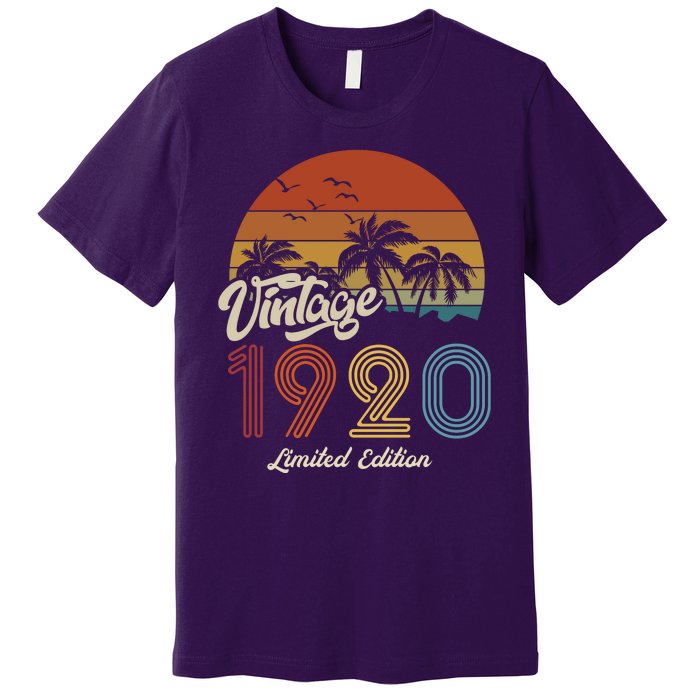 103rd Birthday Vintage Limited Edition 1920 Premium T-Shirt