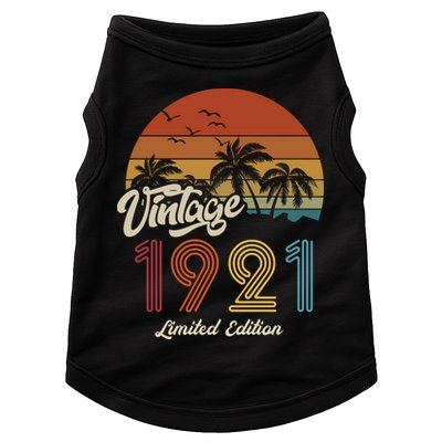 102nd Birthday Vintage Limited Edition 1921 Doggie Tank