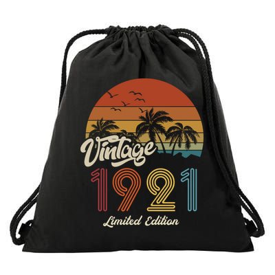 102nd Birthday Vintage Limited Edition 1921 Drawstring Bag