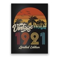 102nd Birthday Vintage Limited Edition 1921 Poster