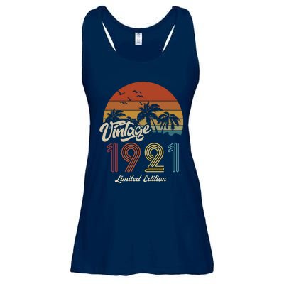 102nd Birthday Vintage Limited Edition 1921 Ladies Essential Flowy Tank