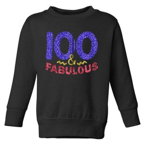 100th Birthday Women Gift Funny 100 Year Old Grandma Toddler Sweatshirt