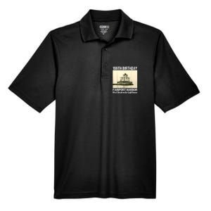 100th Birthday West Breakwater Lighthouse Fairport Harbor Men's Origin Performance Pique Polo